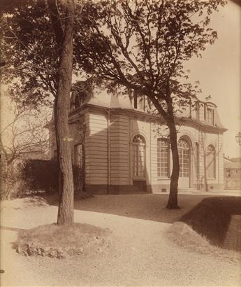 EUGÈNE ATGET (1857-1927) Rue de Bagnolet 148 (charonne) Ancien Pavillon de chasse de Philippe egalité.